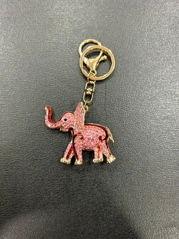 Pink Elephant Keychain