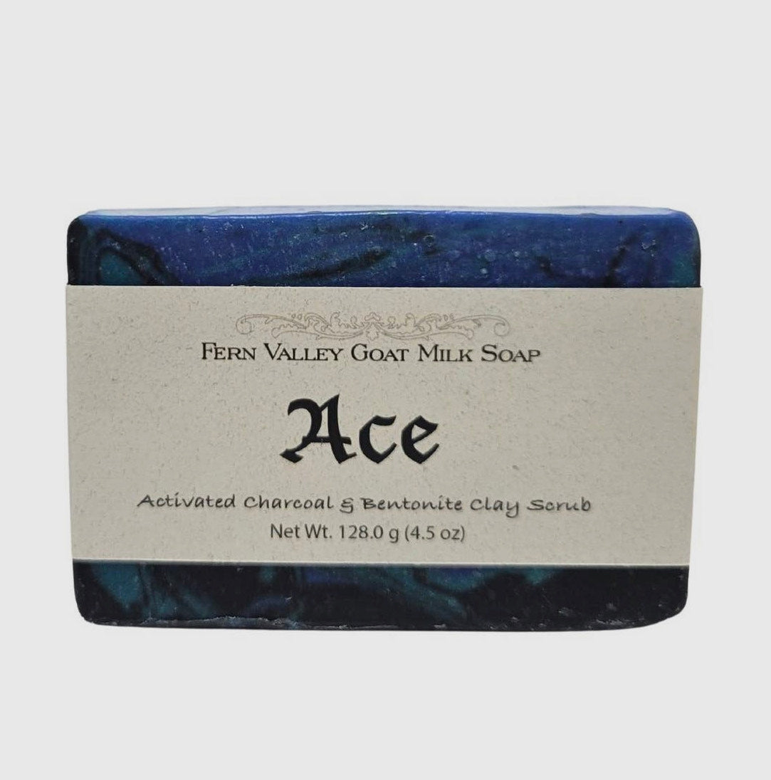 Natural Goat Milk Soap | Exfoliating Soap | Ace - Soap For M