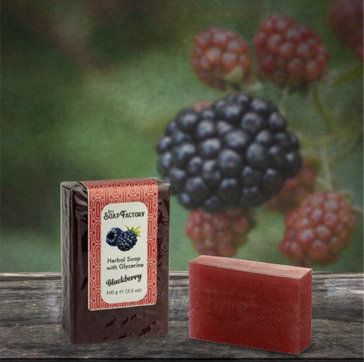 Blackberry Glycerine Soap w/ Evil Eye - Moisturizing