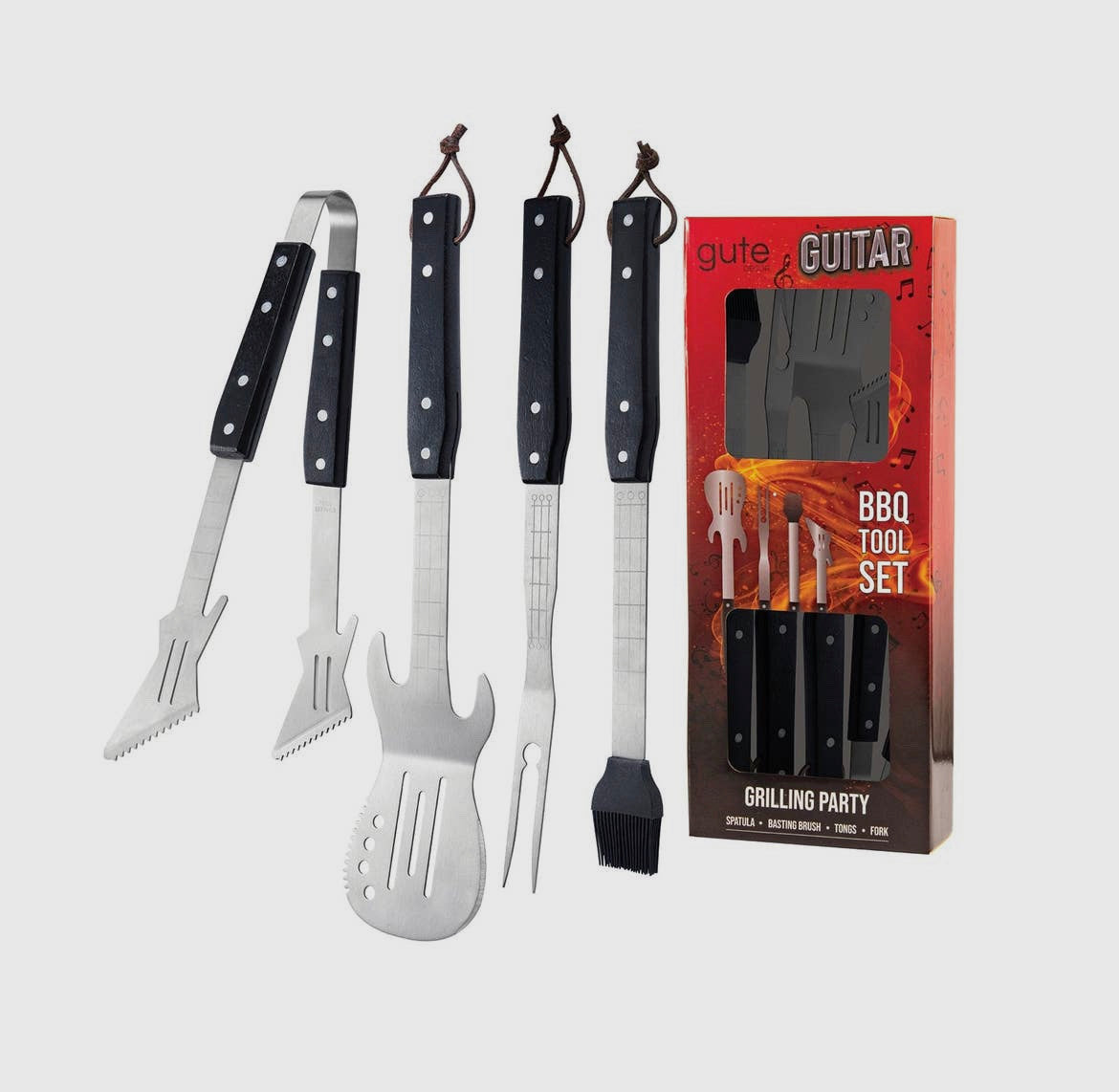 Gute Bbq Grilling Set, 4 Piece Guitar Stainless Steel