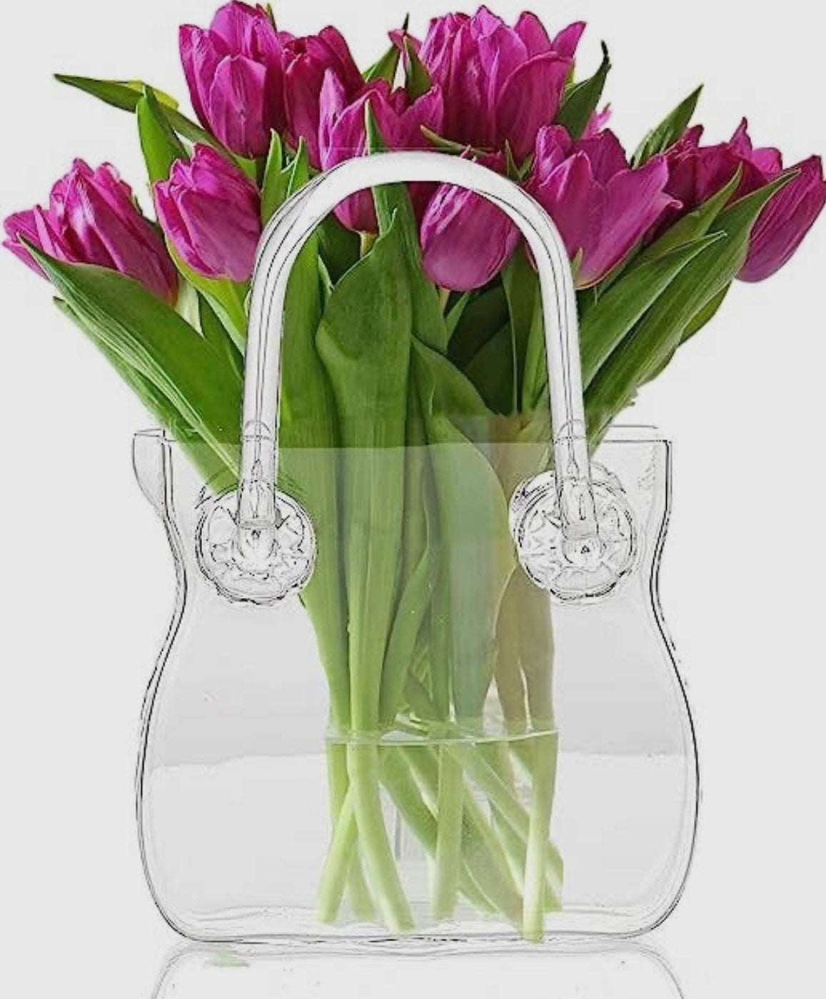 Handbag Purse Decanter & Vase