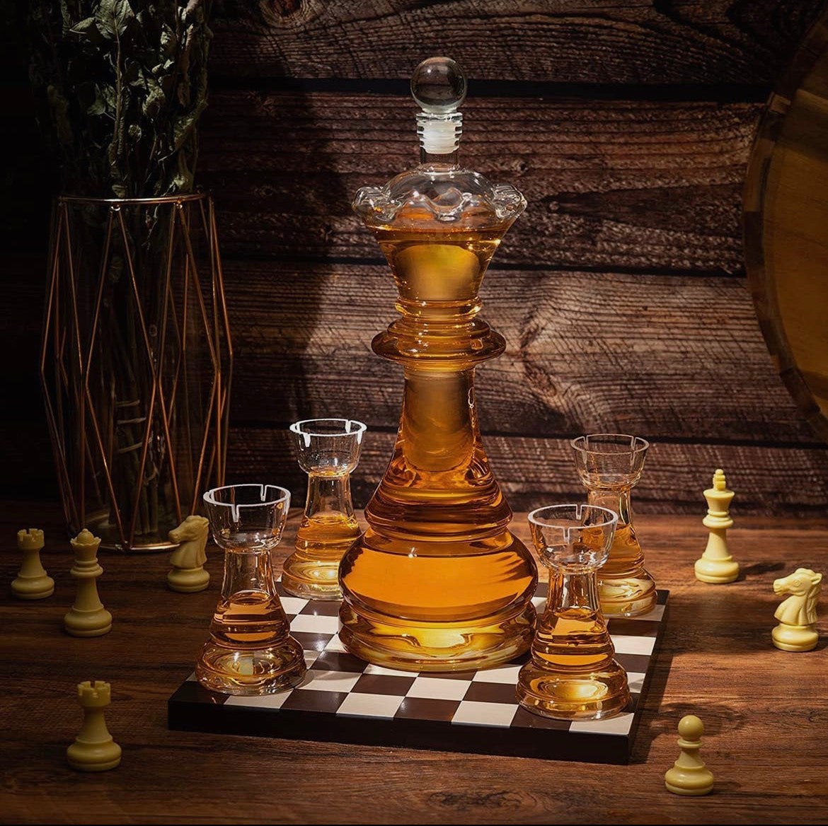 New Chess Decanter Set