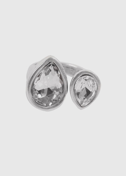 CHANOUR Handmade Crystal Brass Ring