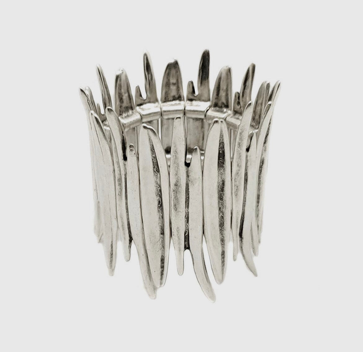 CHANOUR Handmade Fire Pewter Bracelet