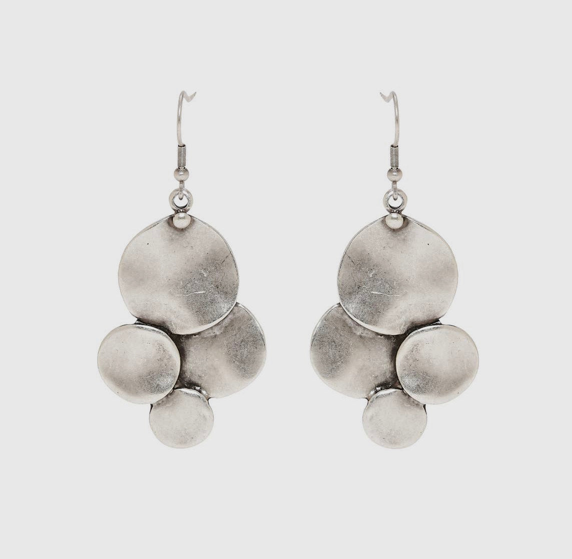 Handmade Pewter Earrings - 032-4032A
