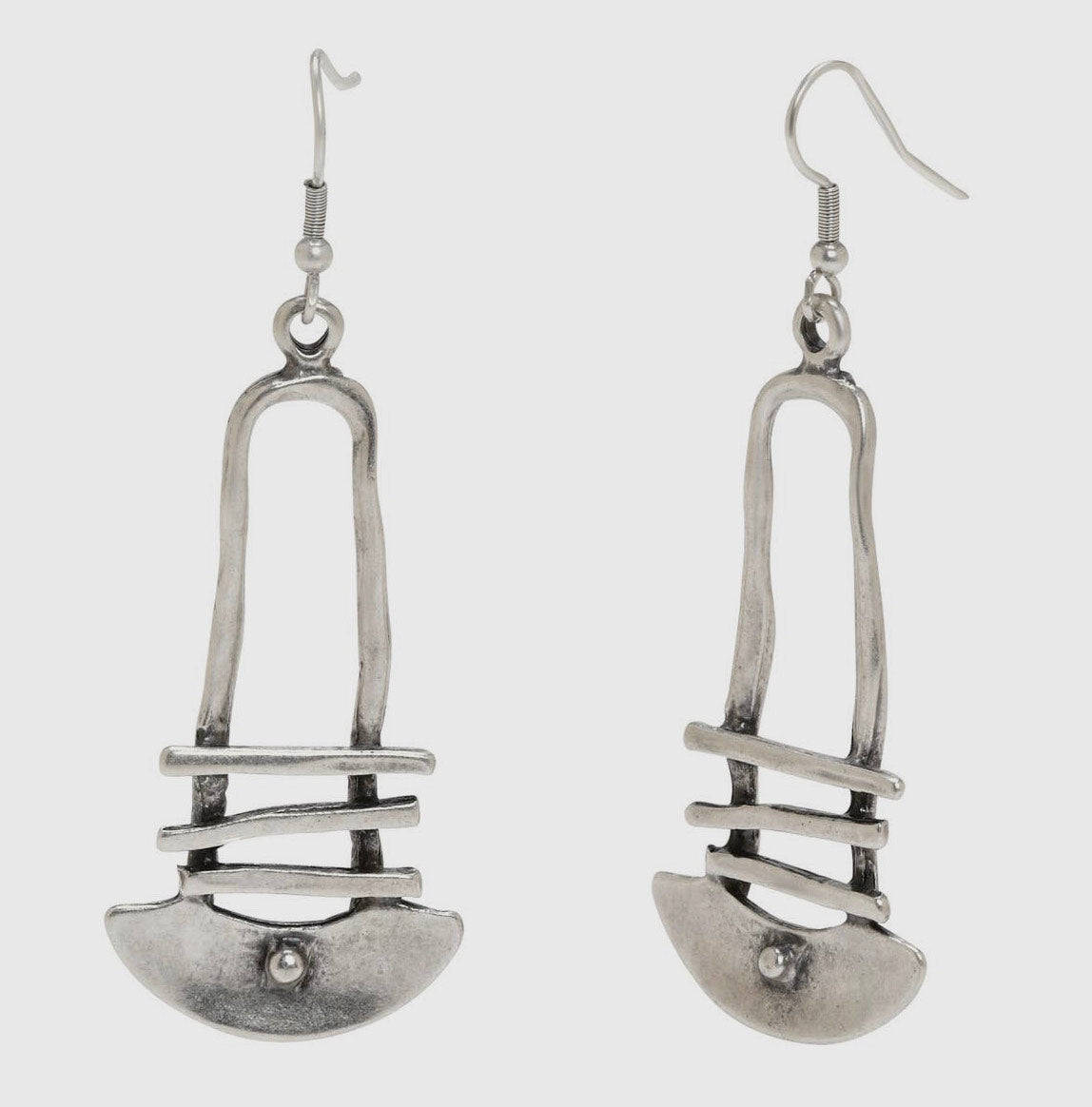 Handmade Pewter Earrings - KU141