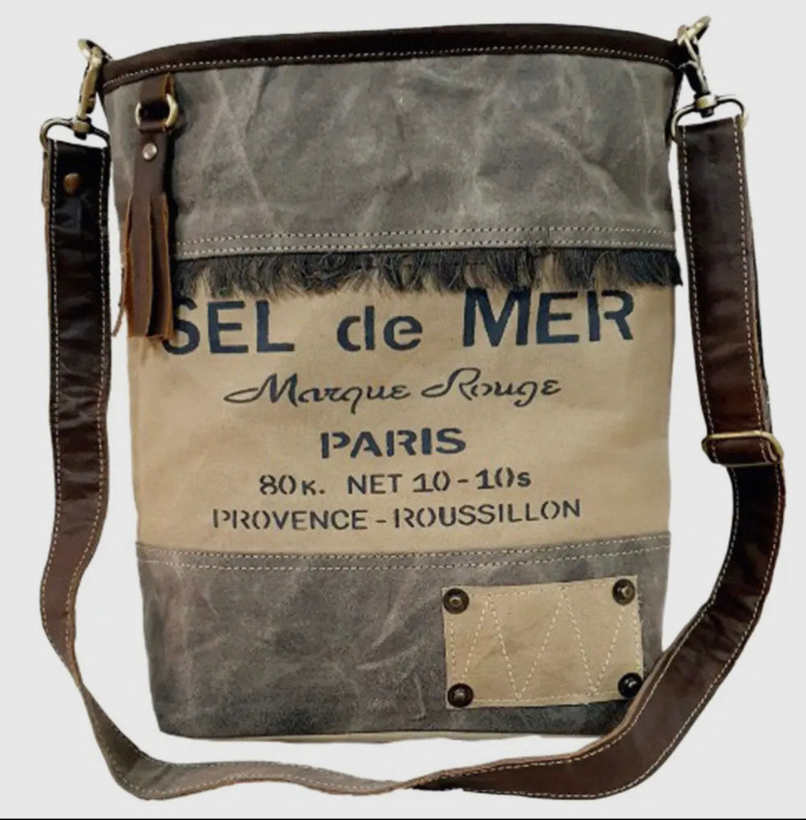Sel De Mer Canvas Shoulder Bag
