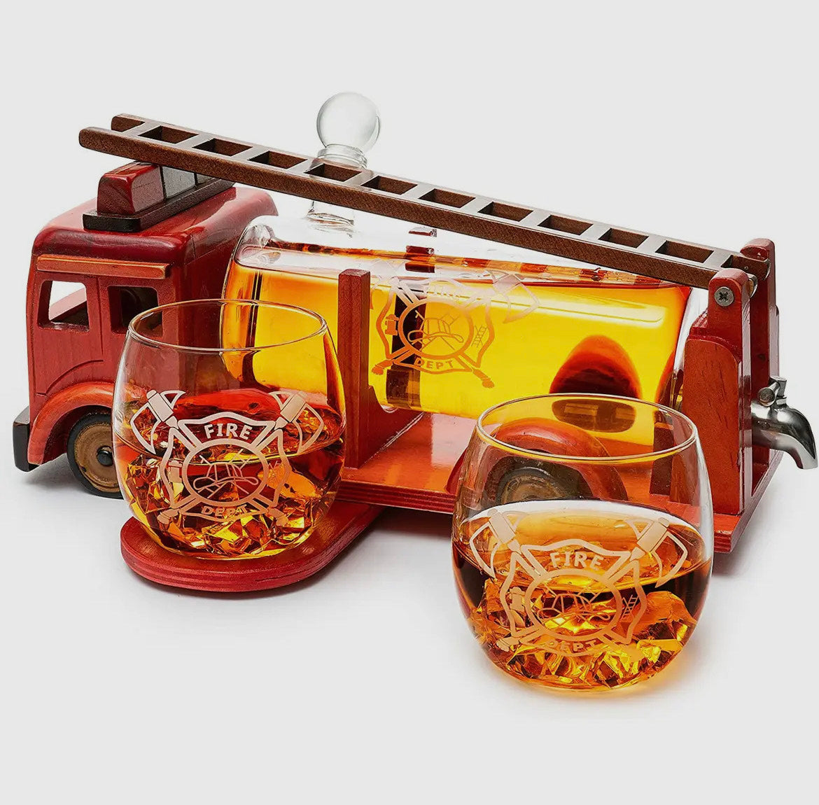 Firetruck Decanter