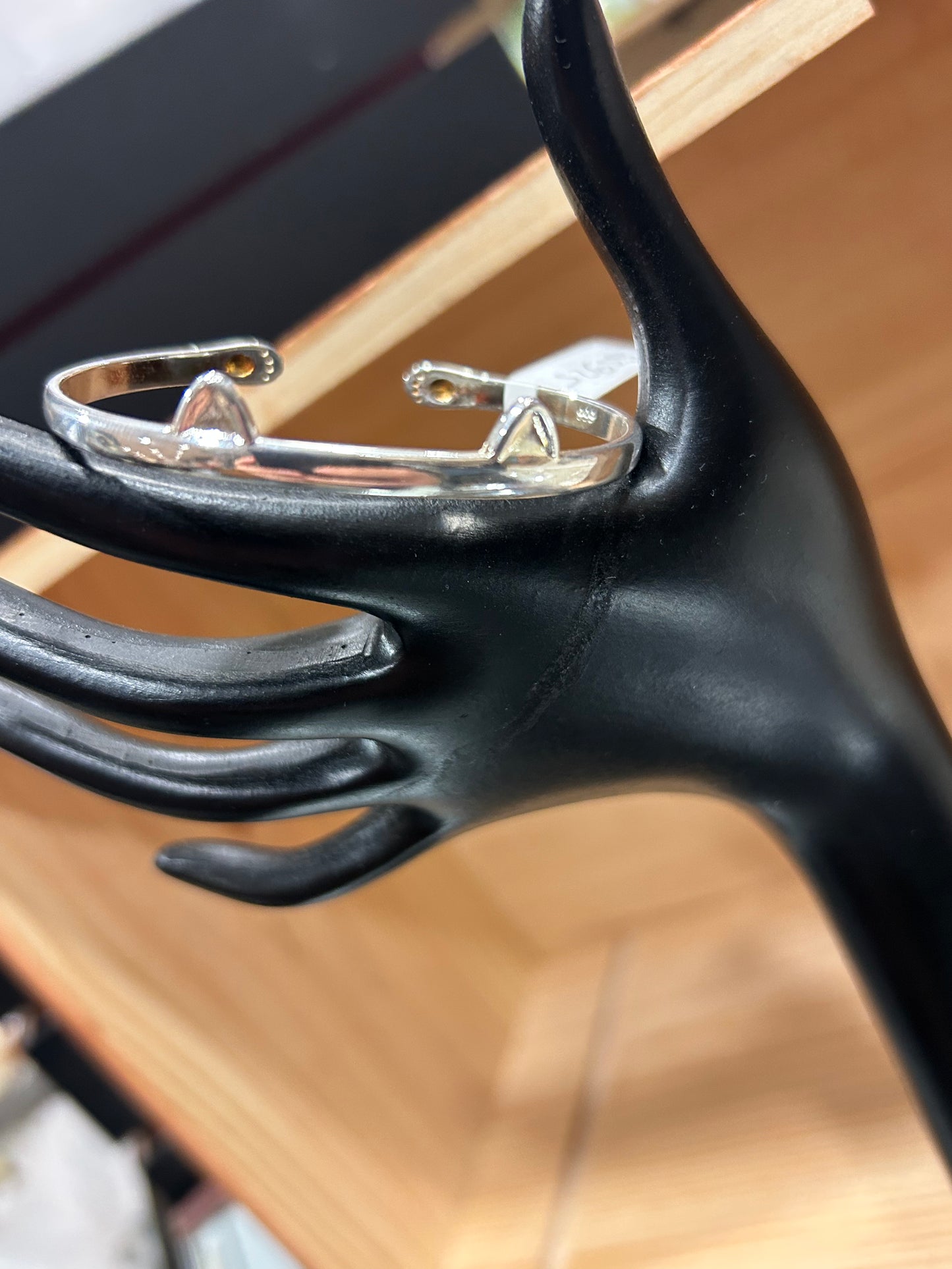 925 Sterling Silver Cat Bracelet
