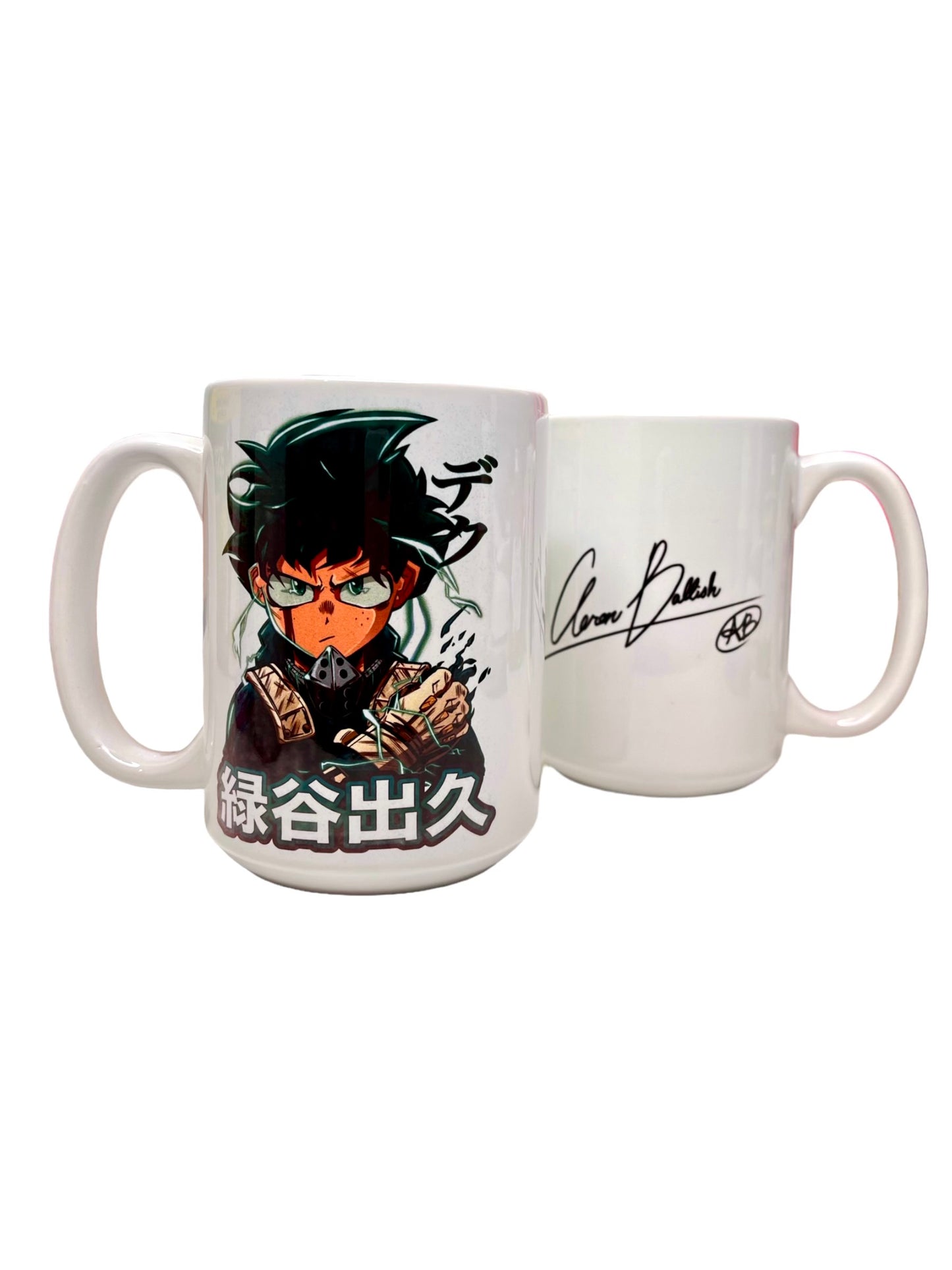 Deku Mug by Aaron Ballish
