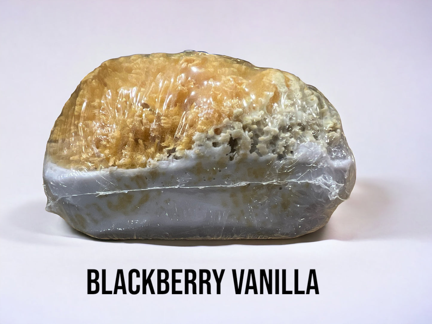 Natural Sea Sponge Goats Milk Soap Blackberry Vanilla