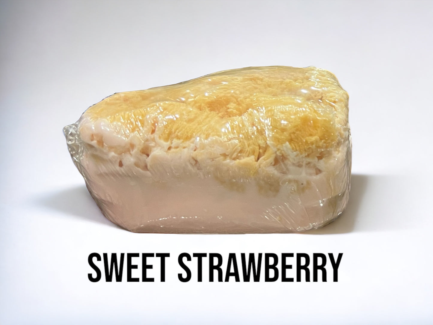 Natural Sea Sponge Goats Milk Olive Oil Sweet Strawberry