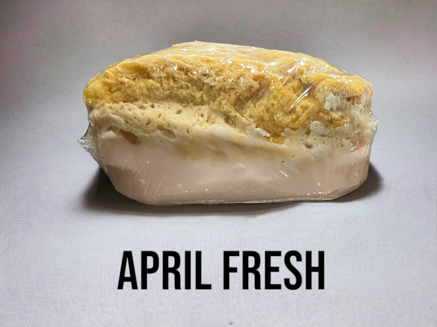 Natural Sea Sponge Goats Milk and Olive Oil Soap April Fresh