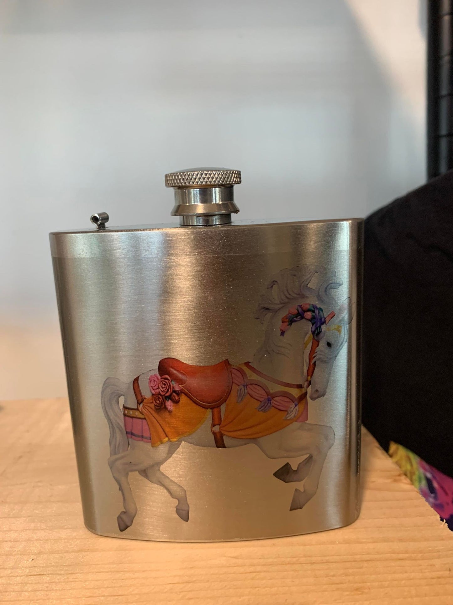 Large Carousel Flask