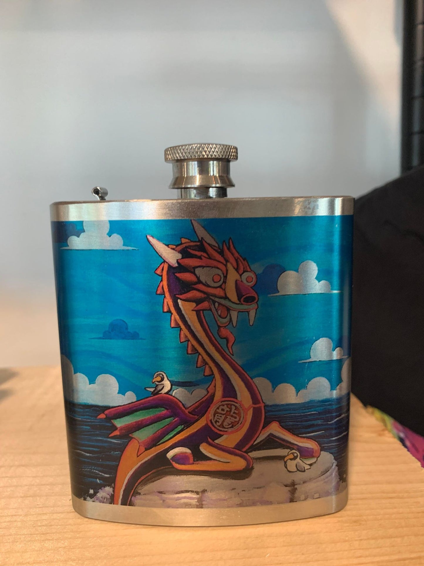 Large Carousel Flask