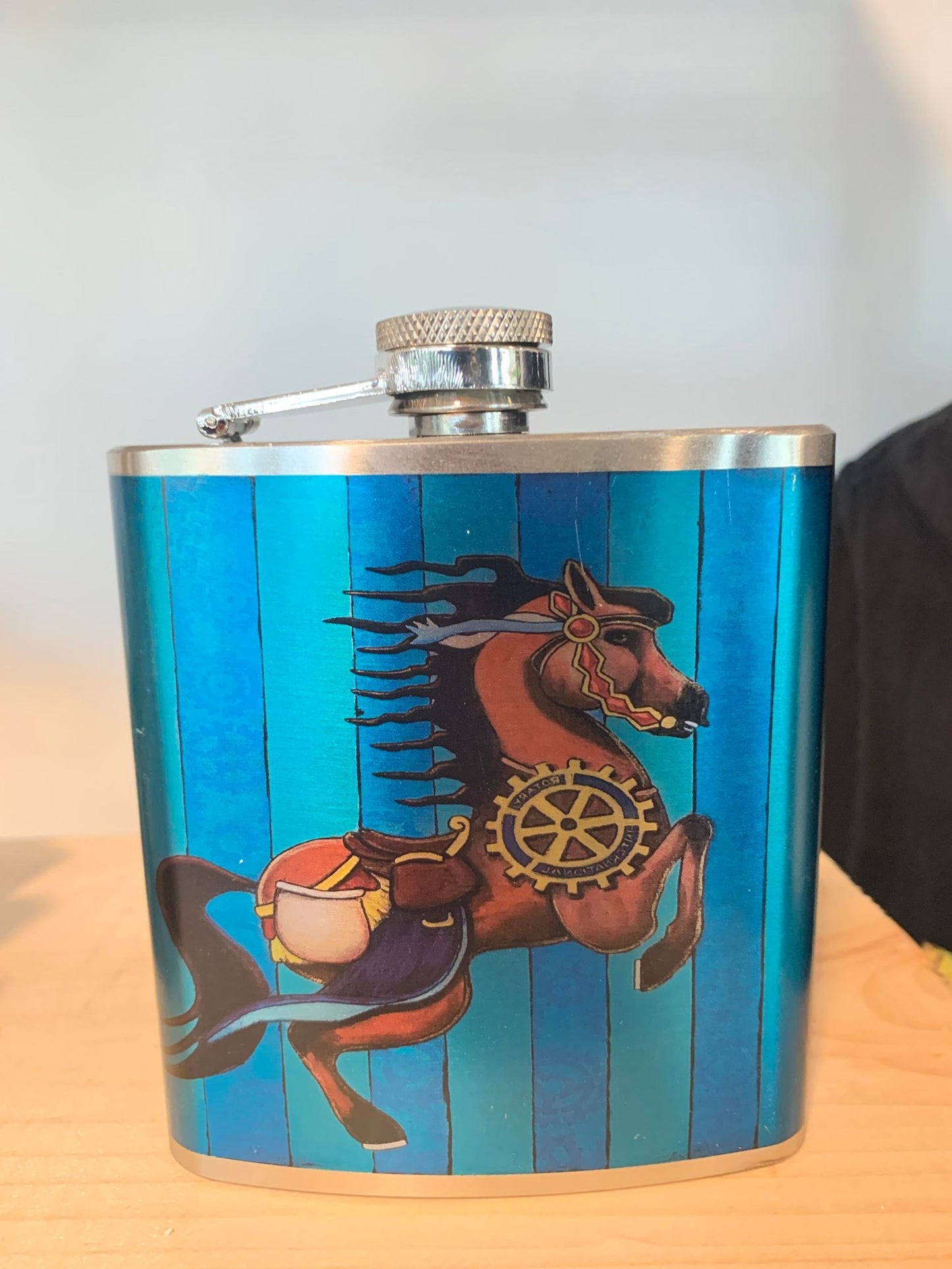 Large Carousel Flask