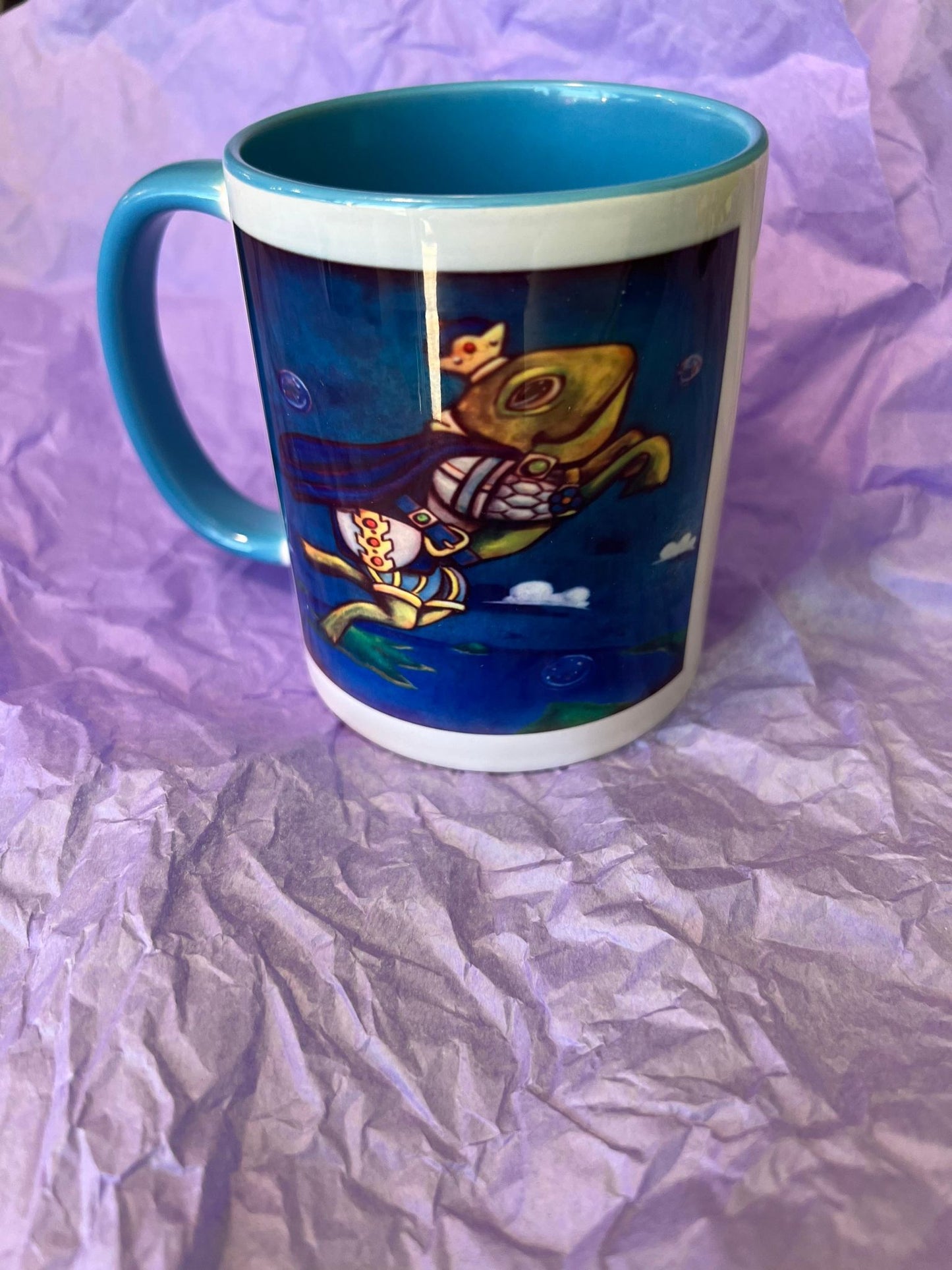 Frog Prince Coffee Mug by Nelson Perez