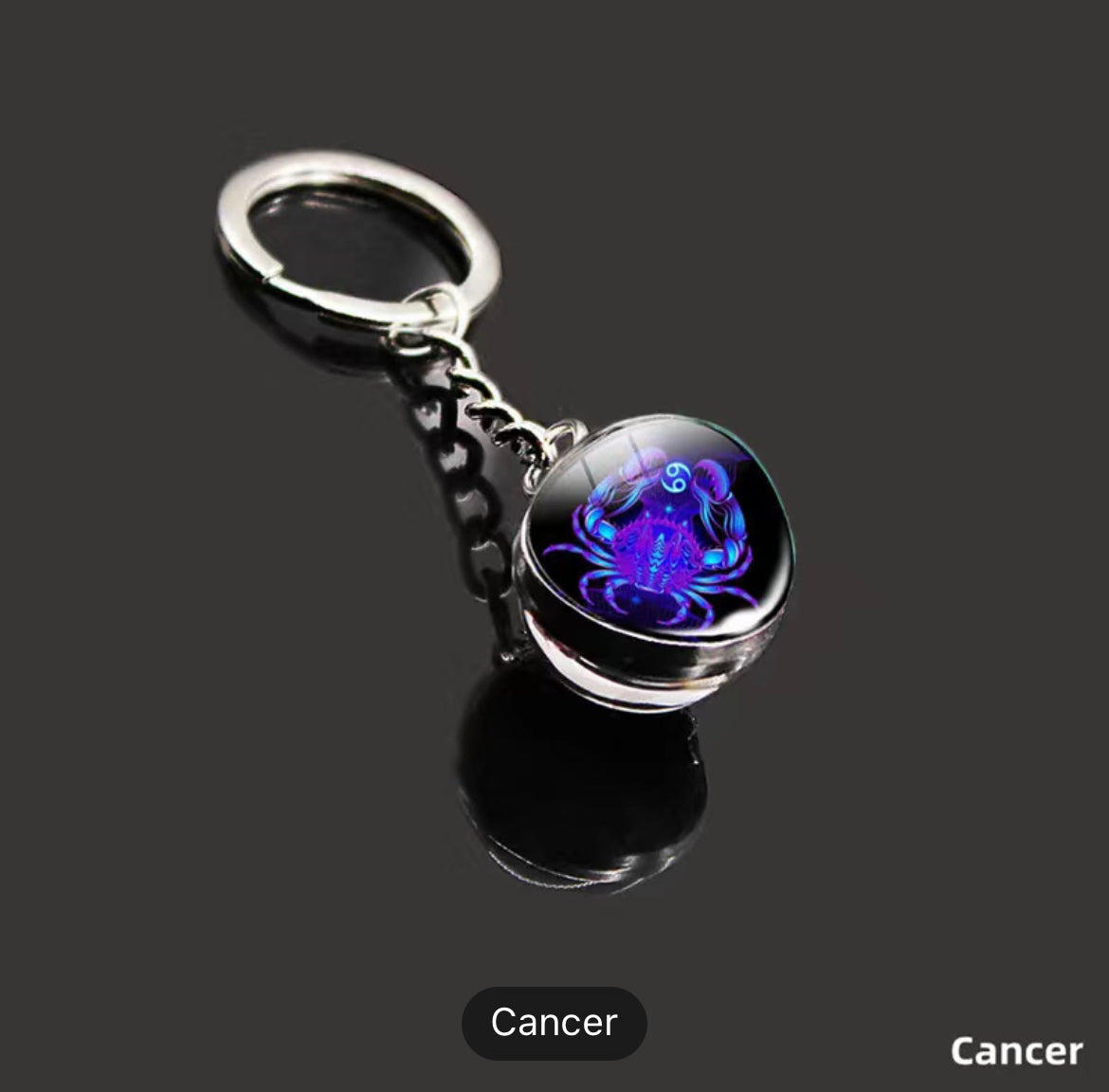 Constellation Zodiac Keychain