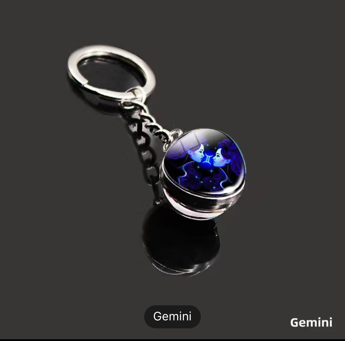 Constellation Zodiac Keychain