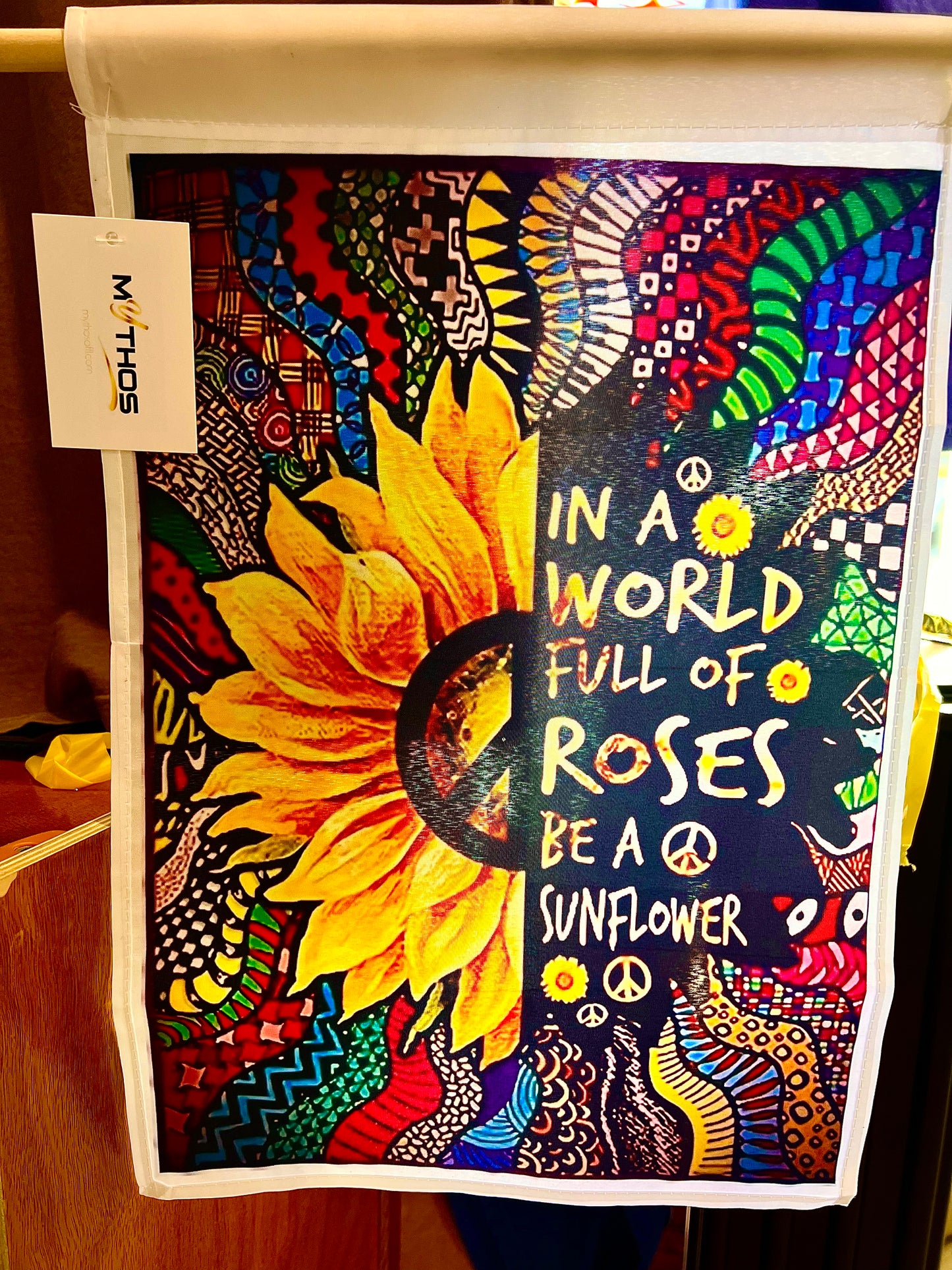 In A World of Roses…… Garden Flag