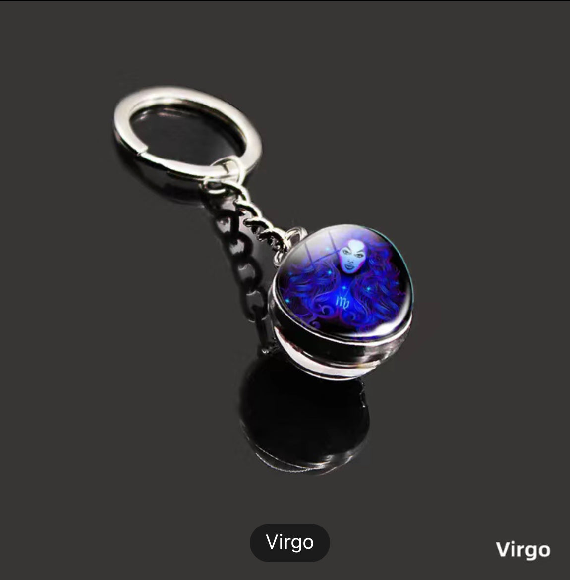 Constellation Zodiac Keychain