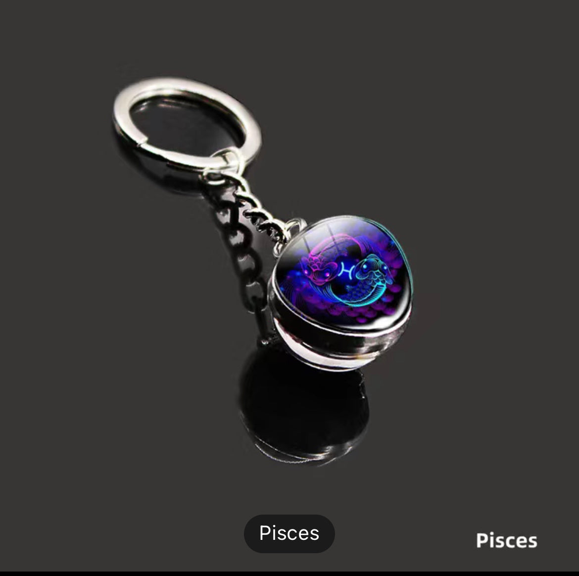 Constellation Zodiac Keychain