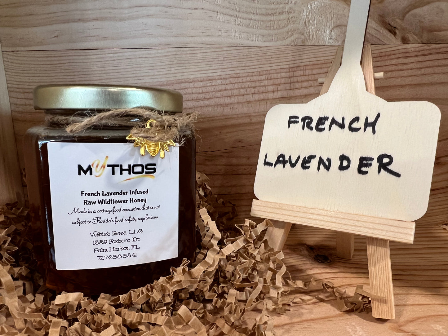 French Lavender infused Natural Honey