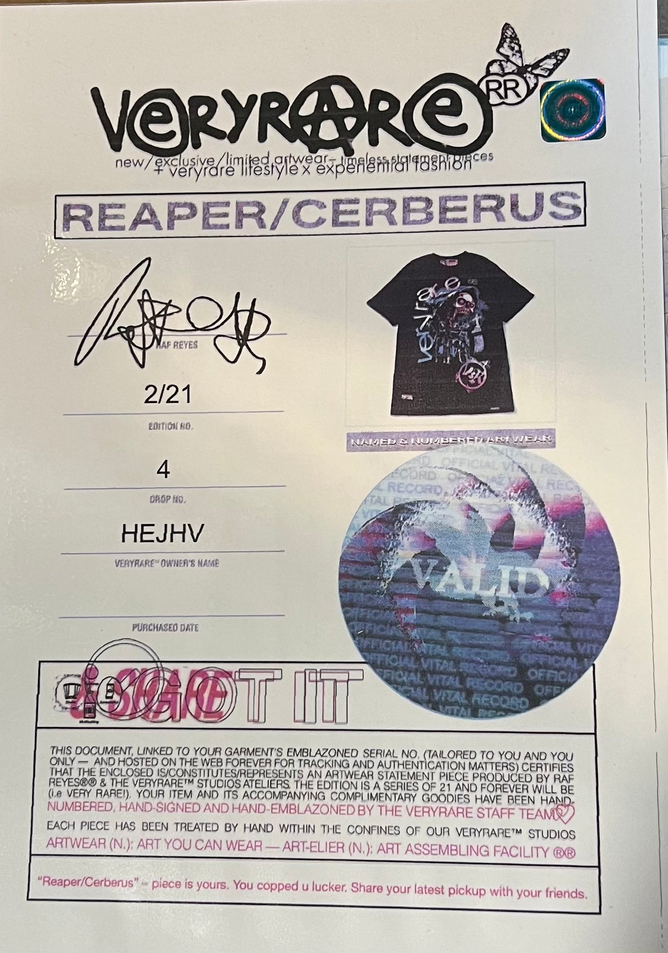 Very Rare Restless Revenant Limited Edition