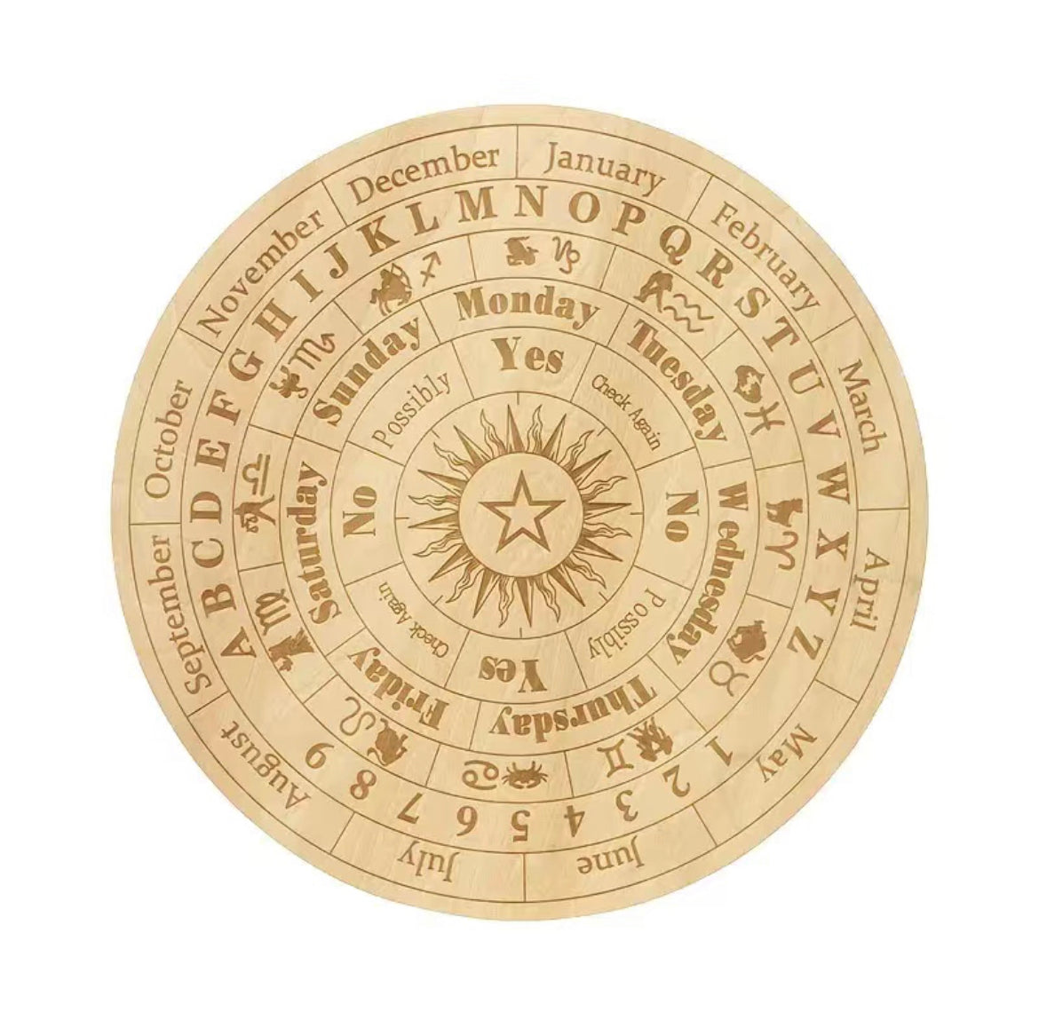 Star Pendulum Board and Chakra Board