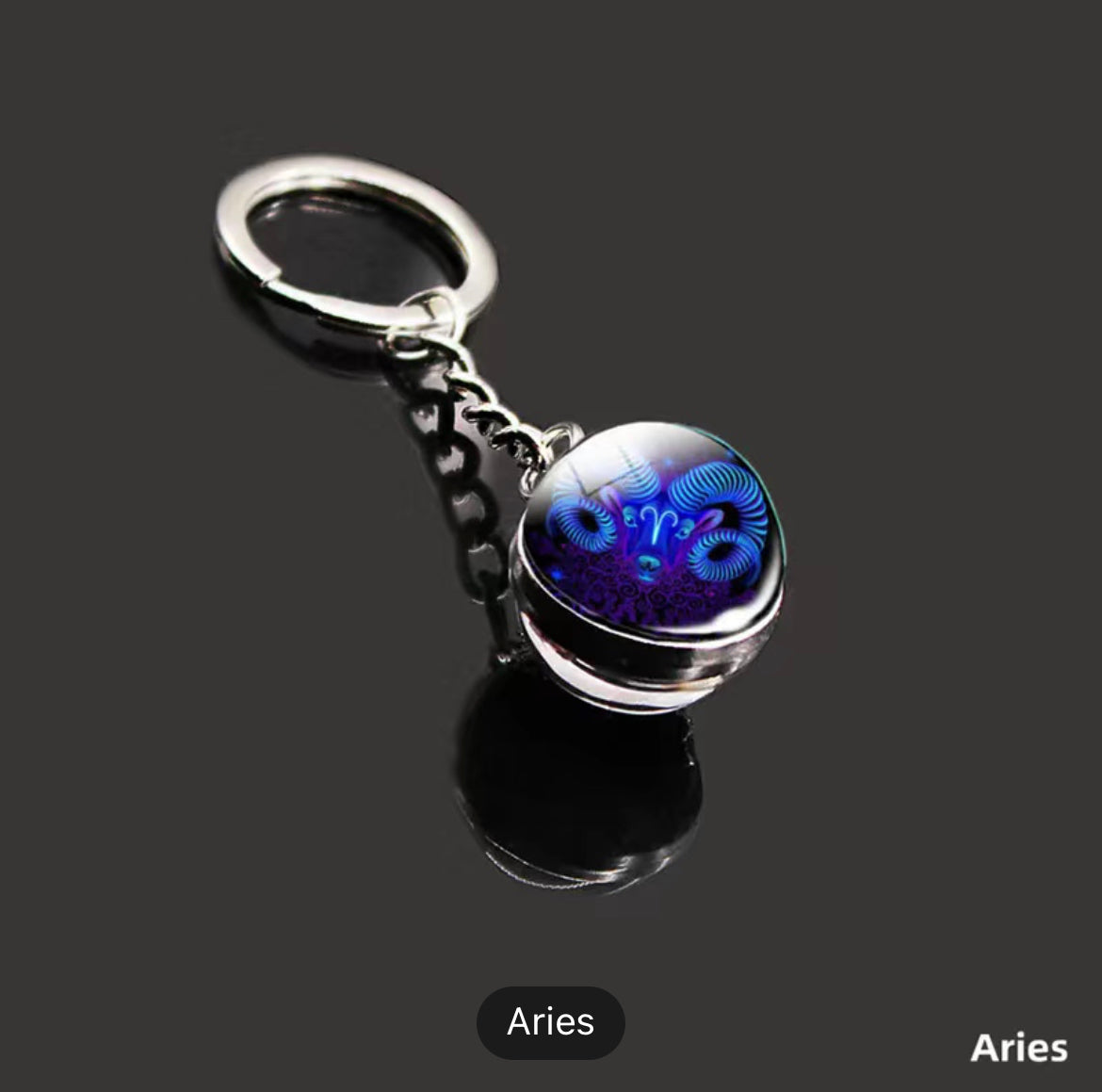 Constellation Zodiac Keychain
