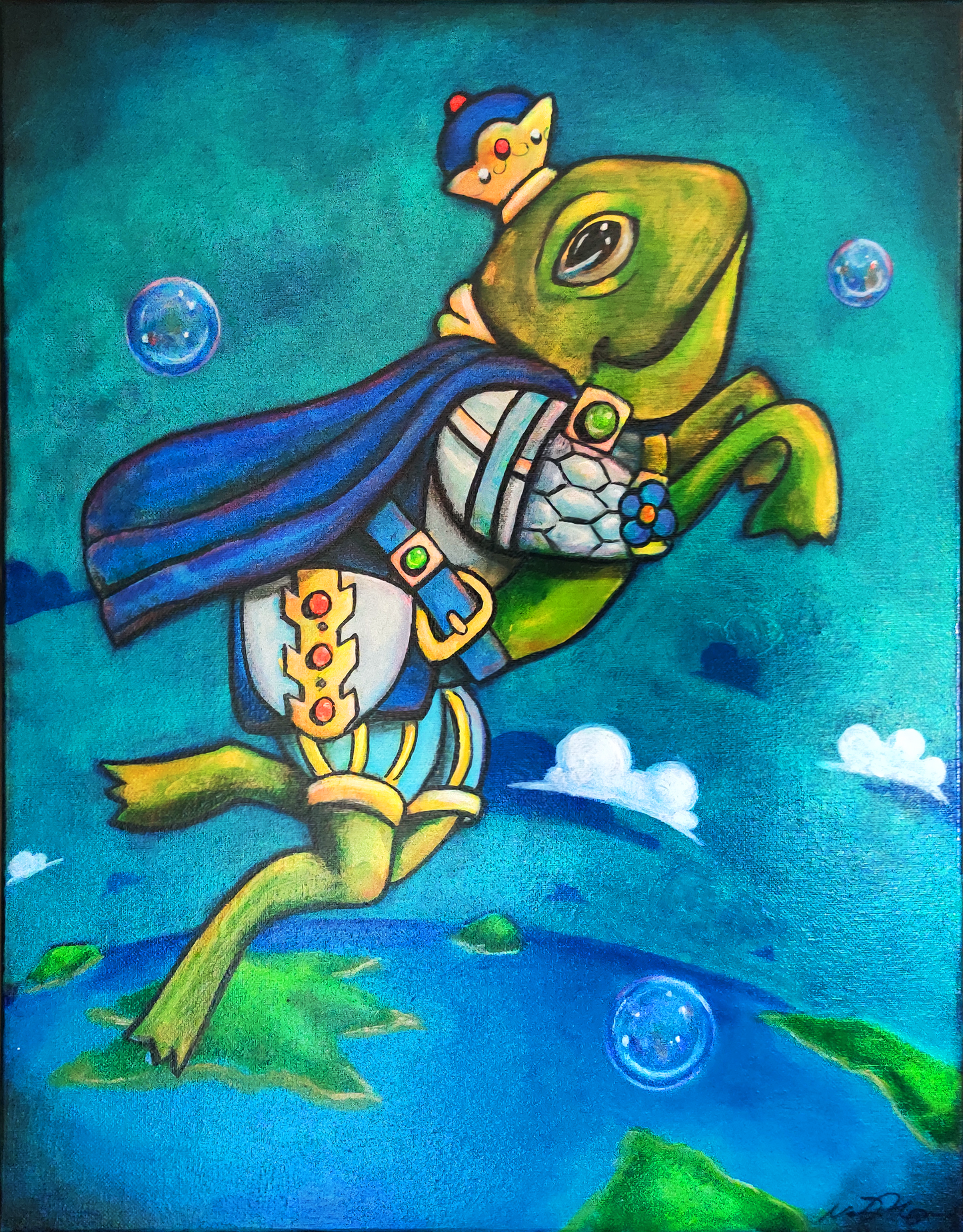 The Frog Prince, 3-D Nelson Perez Soap