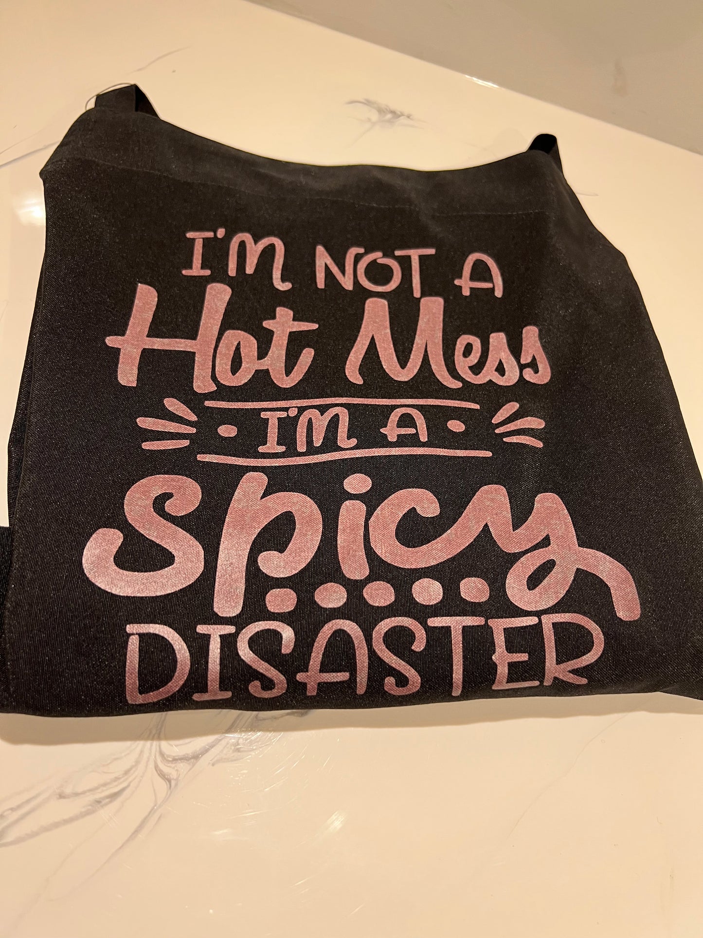 Don't mess with the cook, aprons for her!