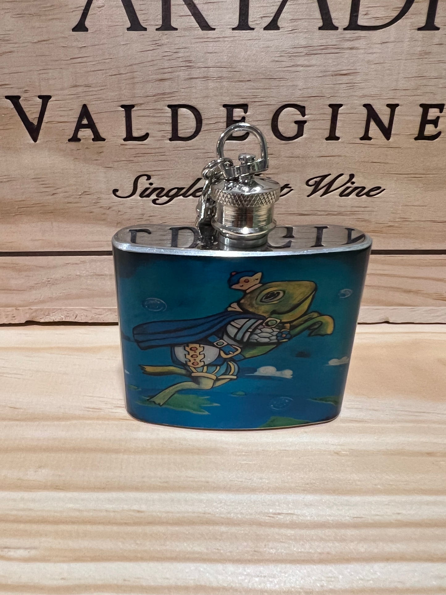 Nelson Perez 4oz 3-D art flasks