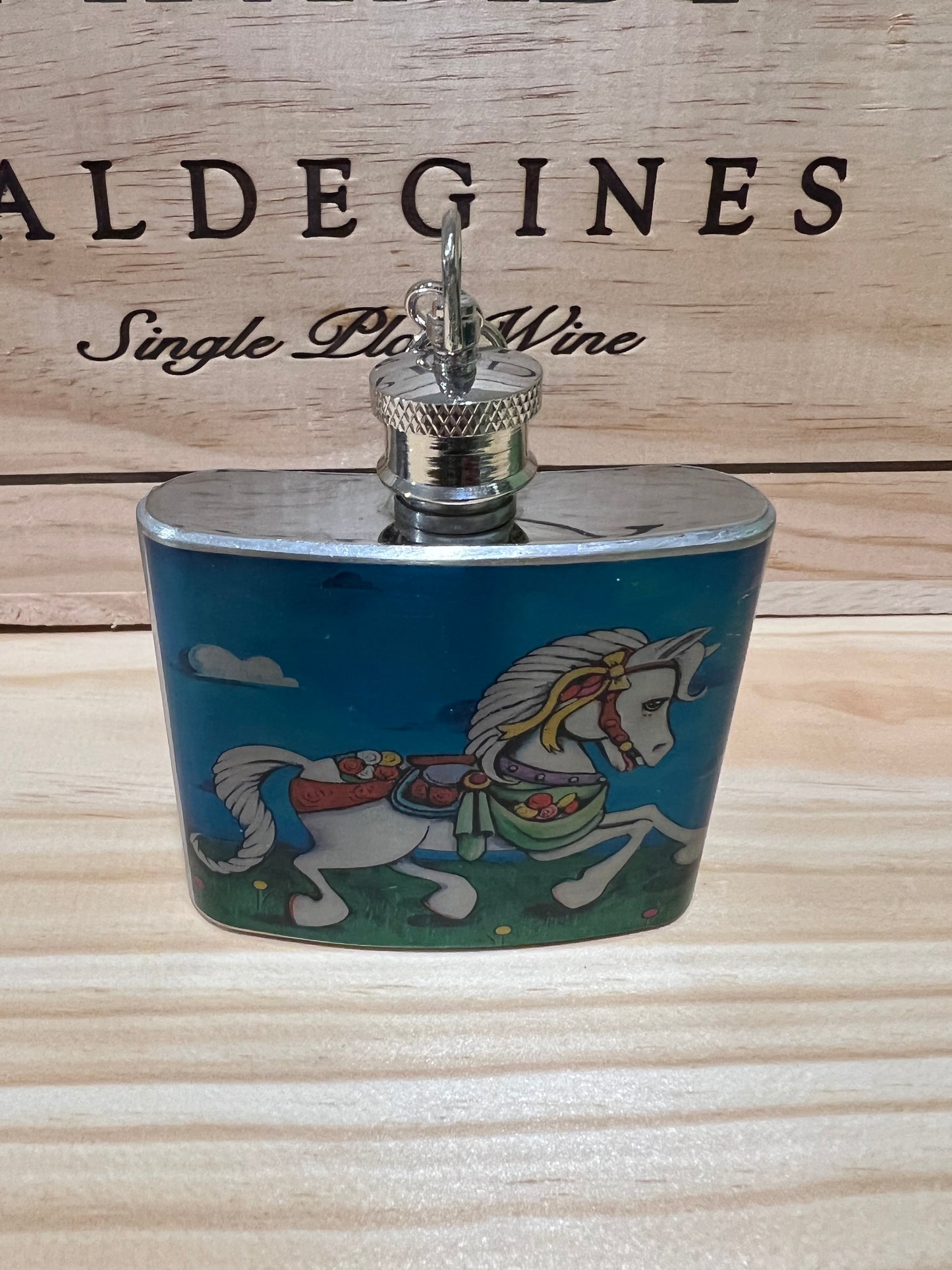 Nelson Perez 4oz 3-D art flasks