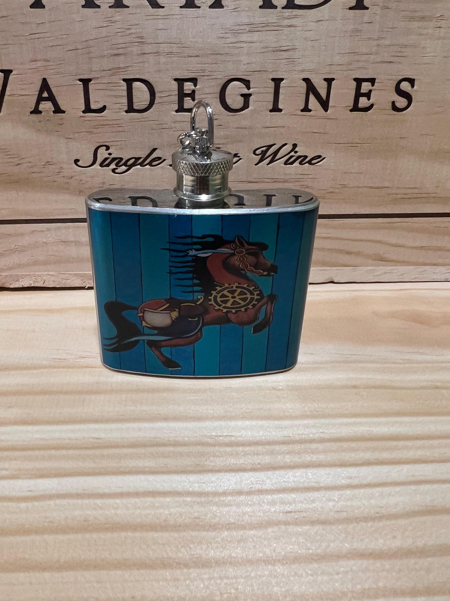 Nelson Perez 4oz 3-D art flasks
