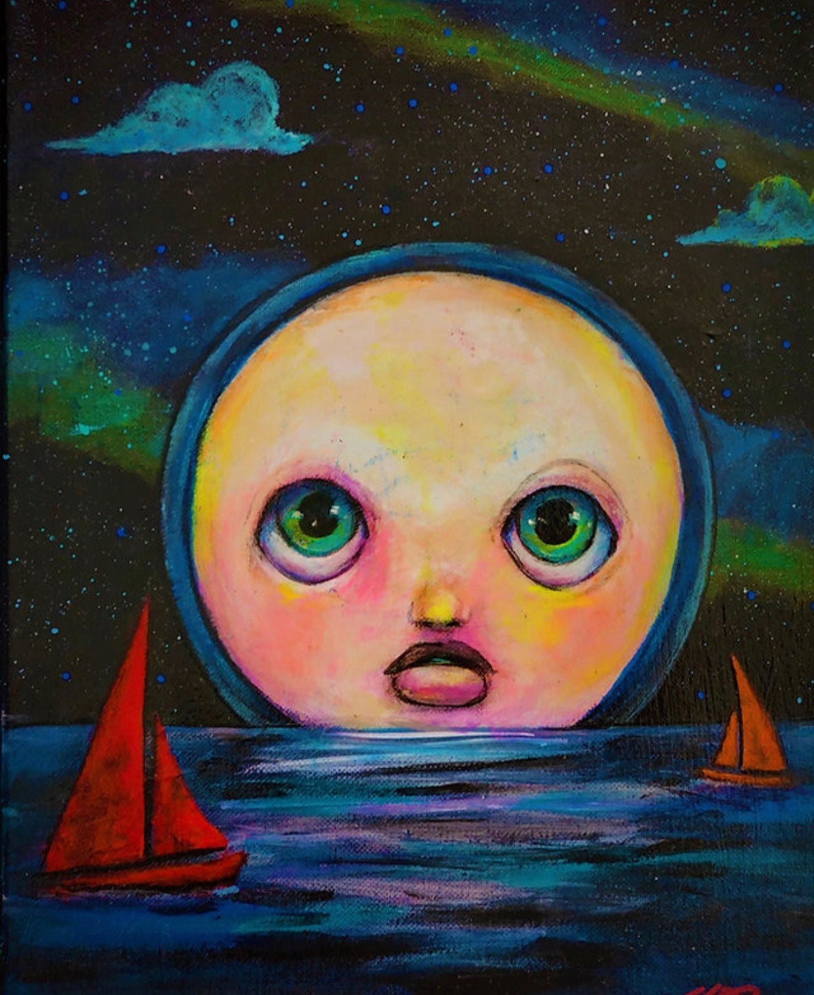 Moon Struck Jigsaw Puzzle by Nelson Perez