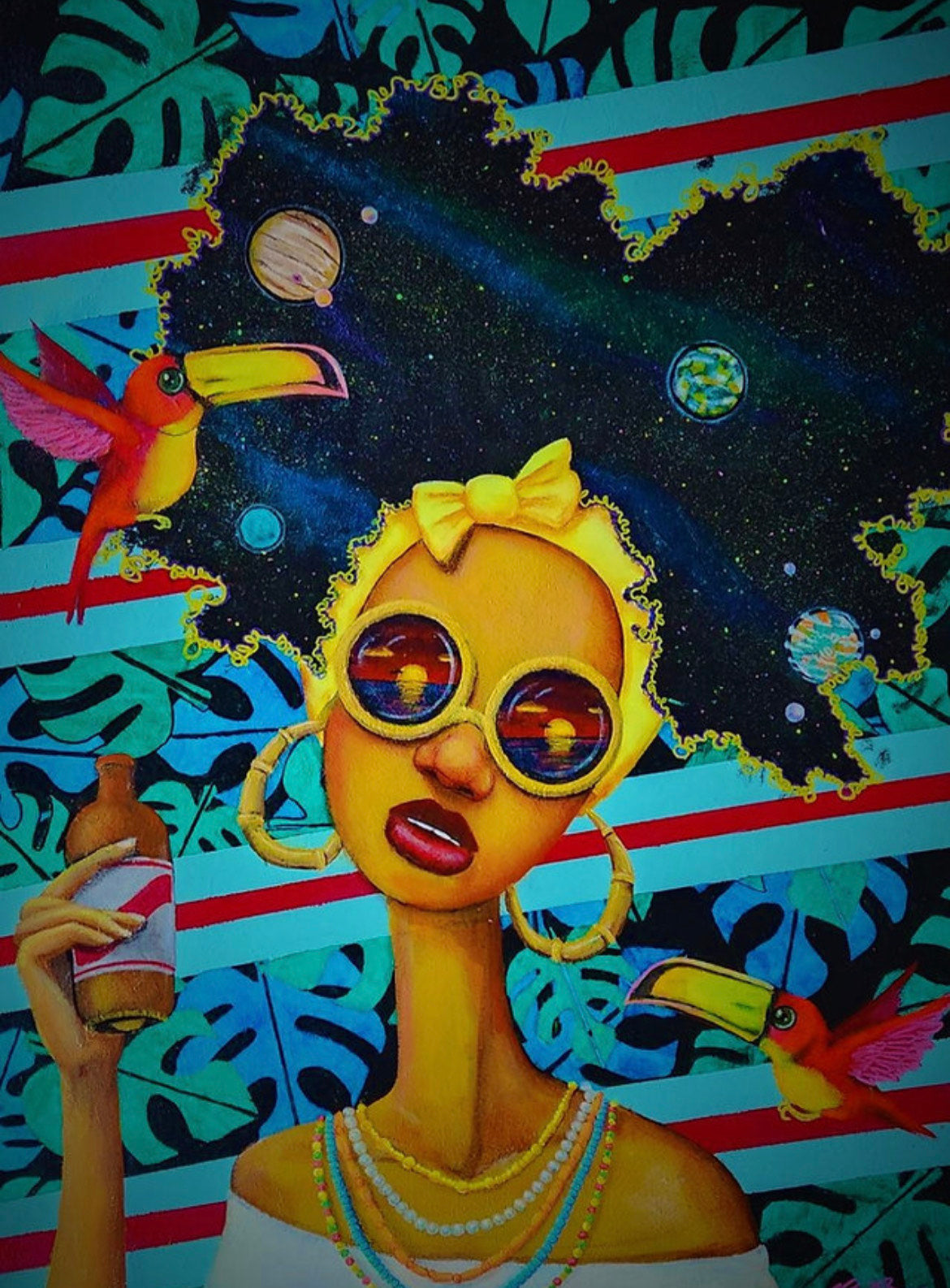 On Holiday, 3-D Art by Nelson Perez