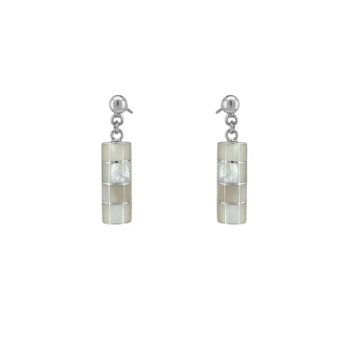 Sterling Silver & Mother of Pearl Dangle