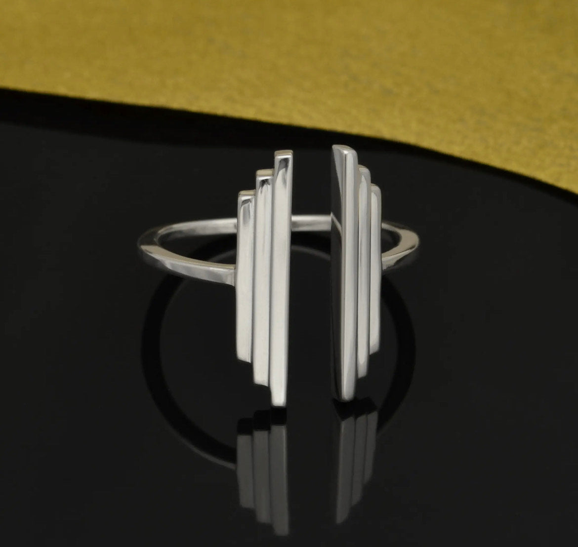 Sterling Silver Stepped Bar 925SS