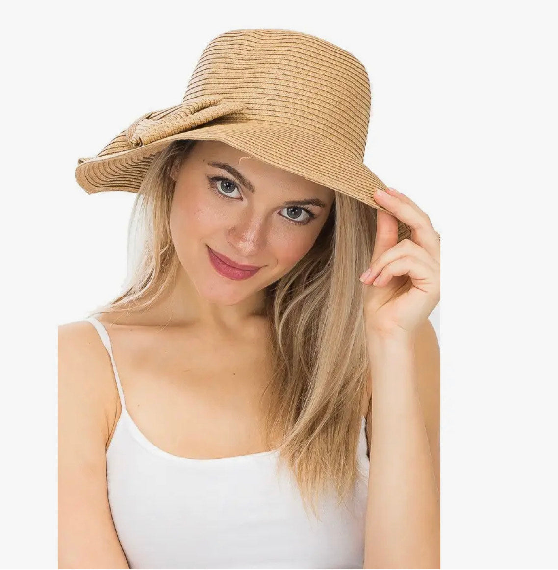 Jumbo Bow Floppy Sun Hat