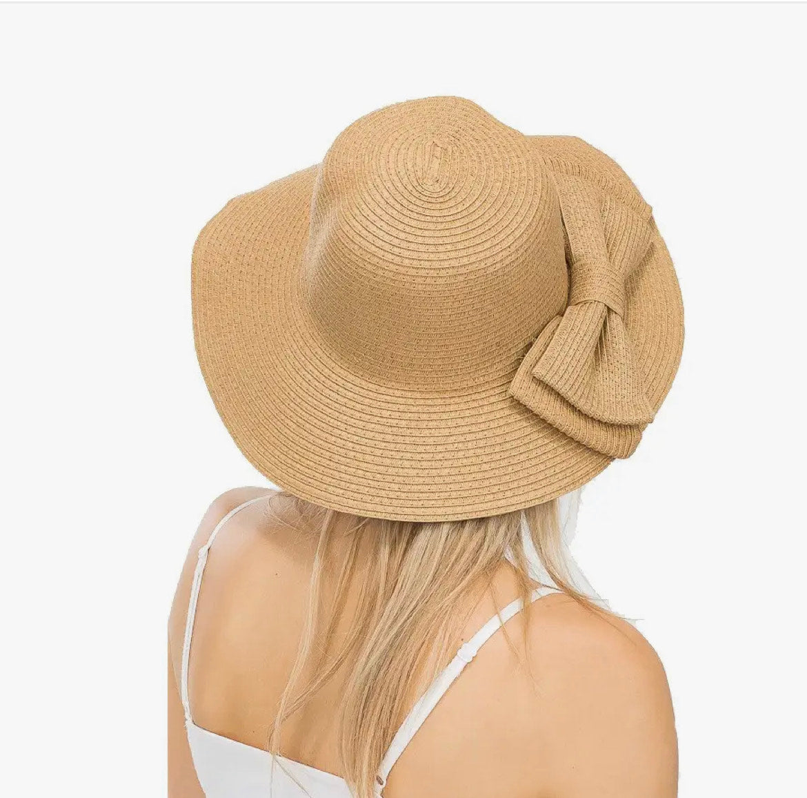 Jumbo Bow Floppy Sun Hat