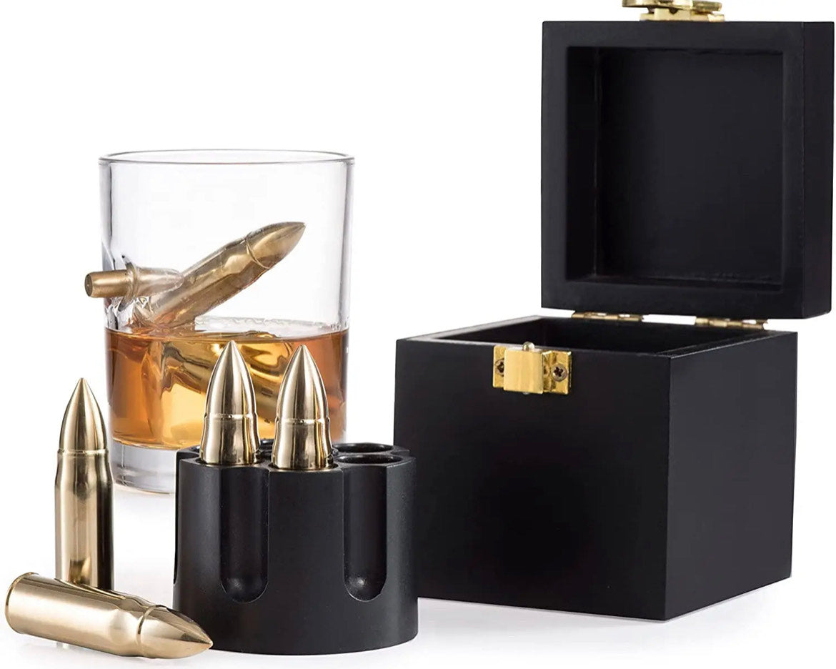 Gold Bullet Stones Gift Set Black Box