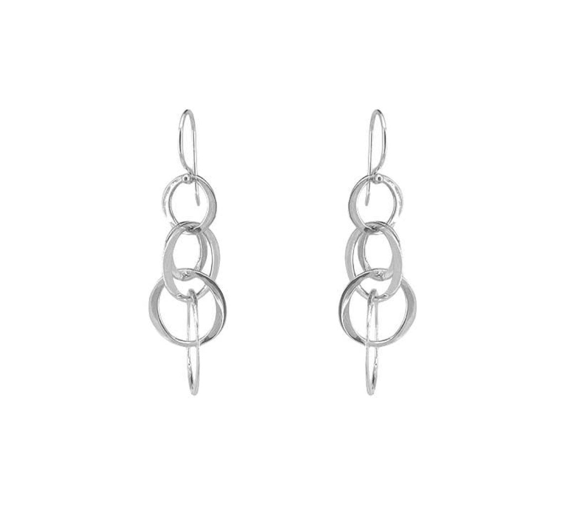 925 Sterling Silver Interlocking Circles
