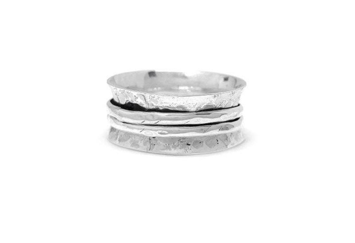 Double Banded Sterling Silver Ring