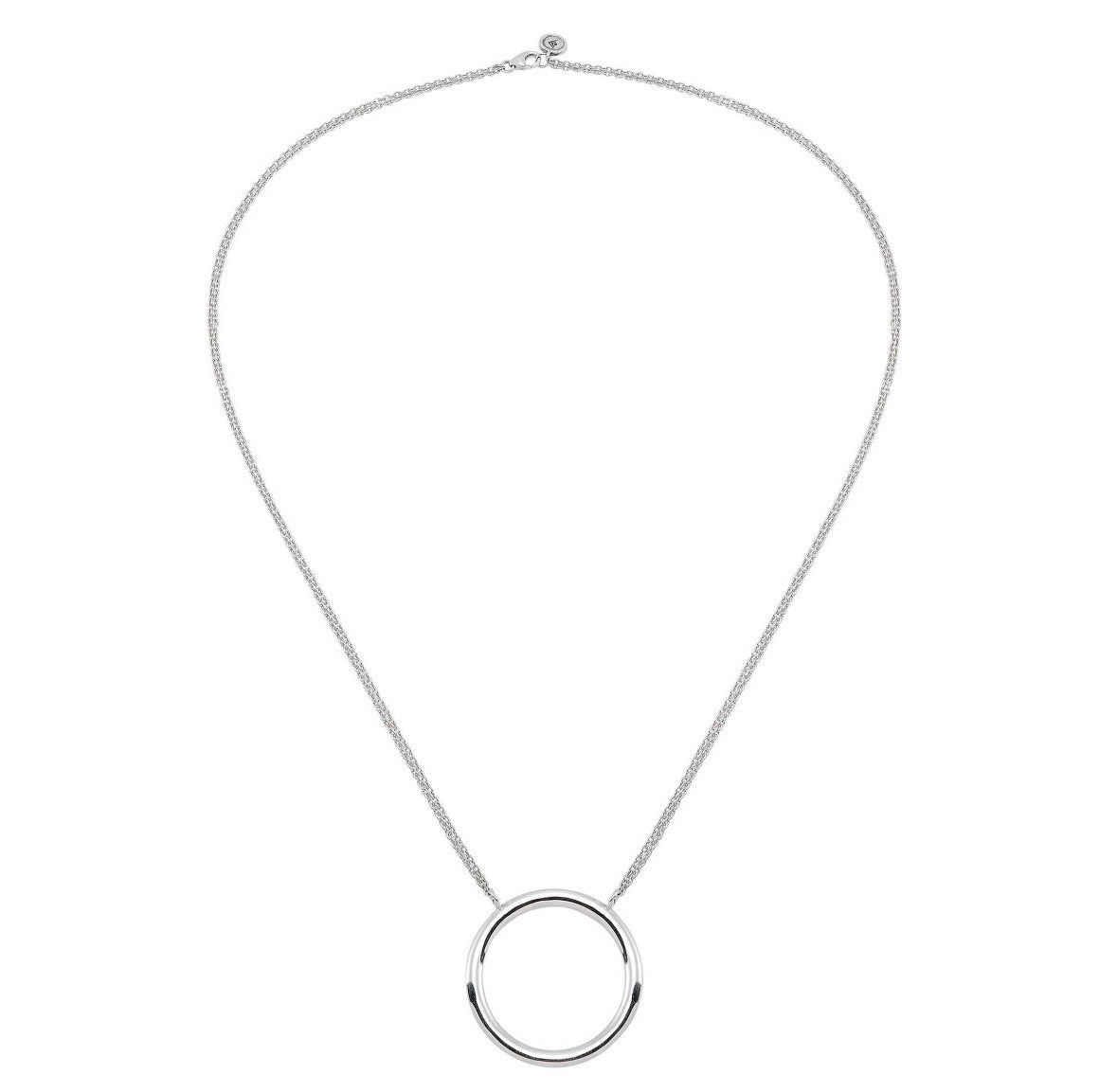 Silpada 'Karma' Open Circle Necklace in Sterling Silver