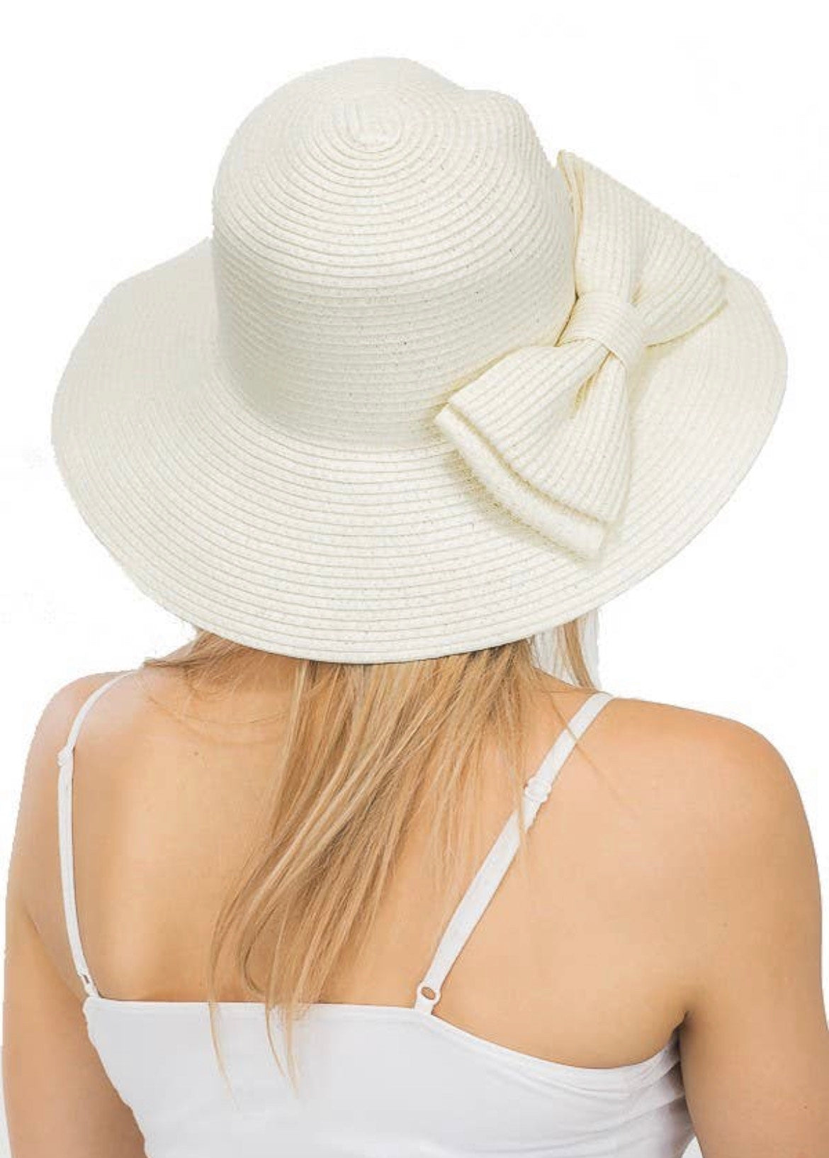 Jumbo Bow Floppy Sun hat