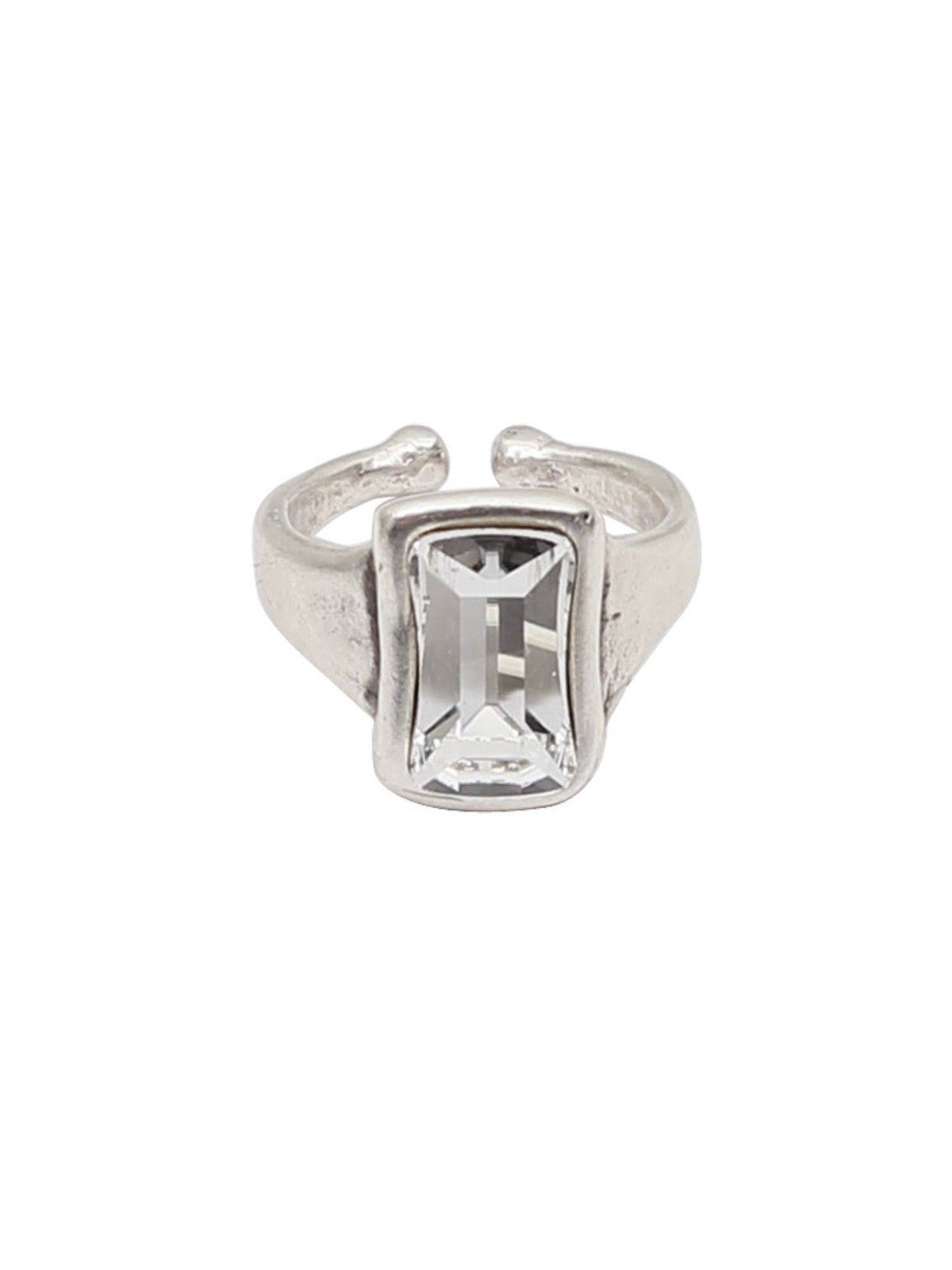 CHANOUR Handmade Simon Brass Ring In Silver Plated