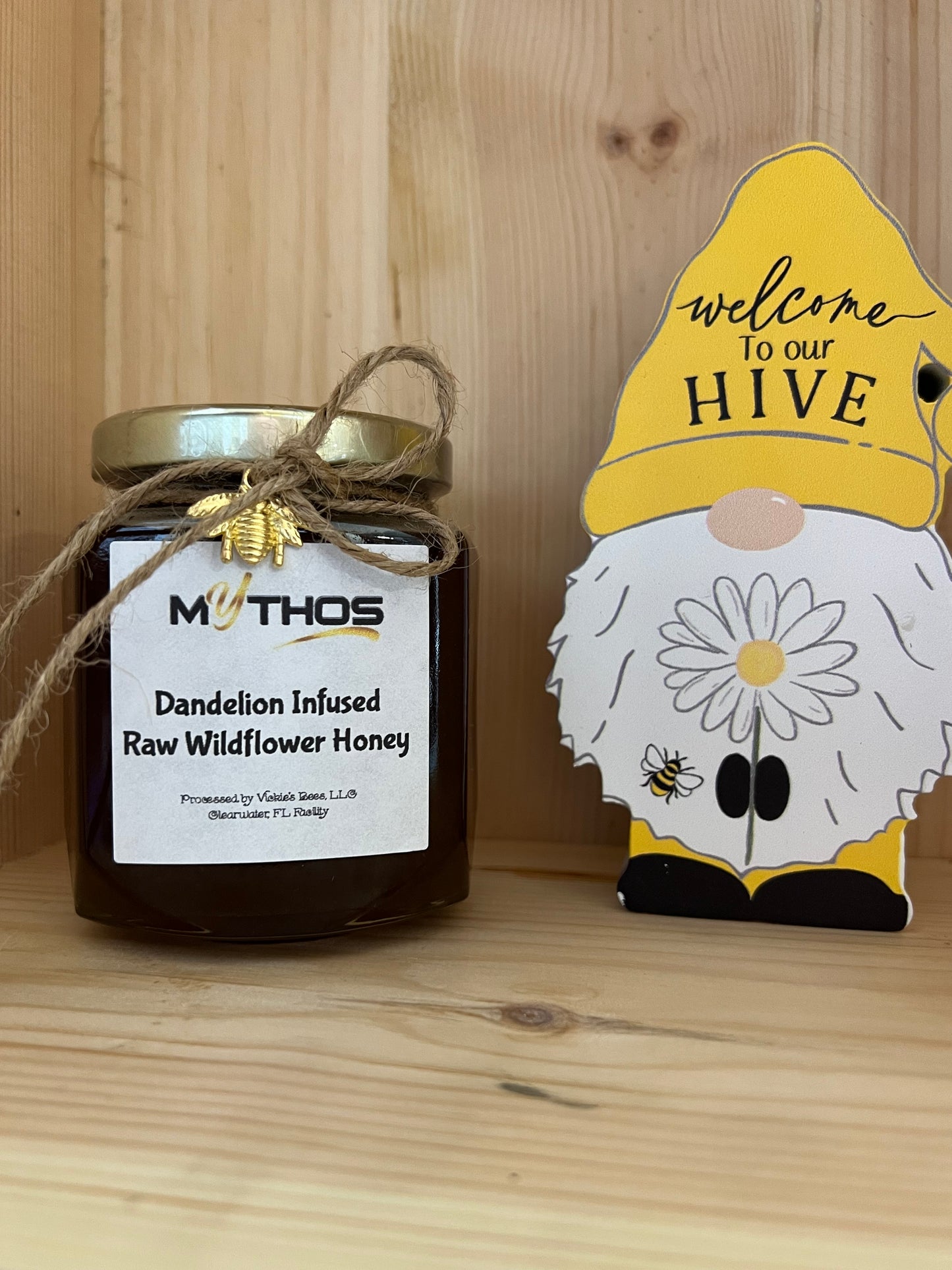 Dandelion Infused Natural Honey