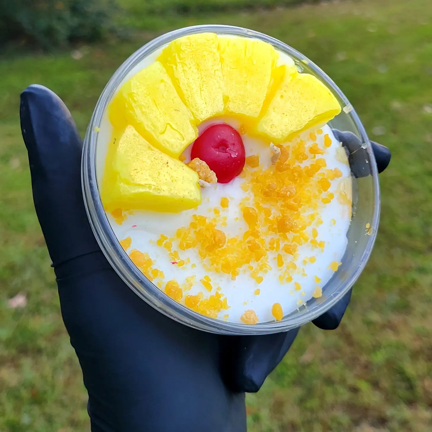 Mini Pineapple Upside Down Cake-Dessert Candle-Bakery
