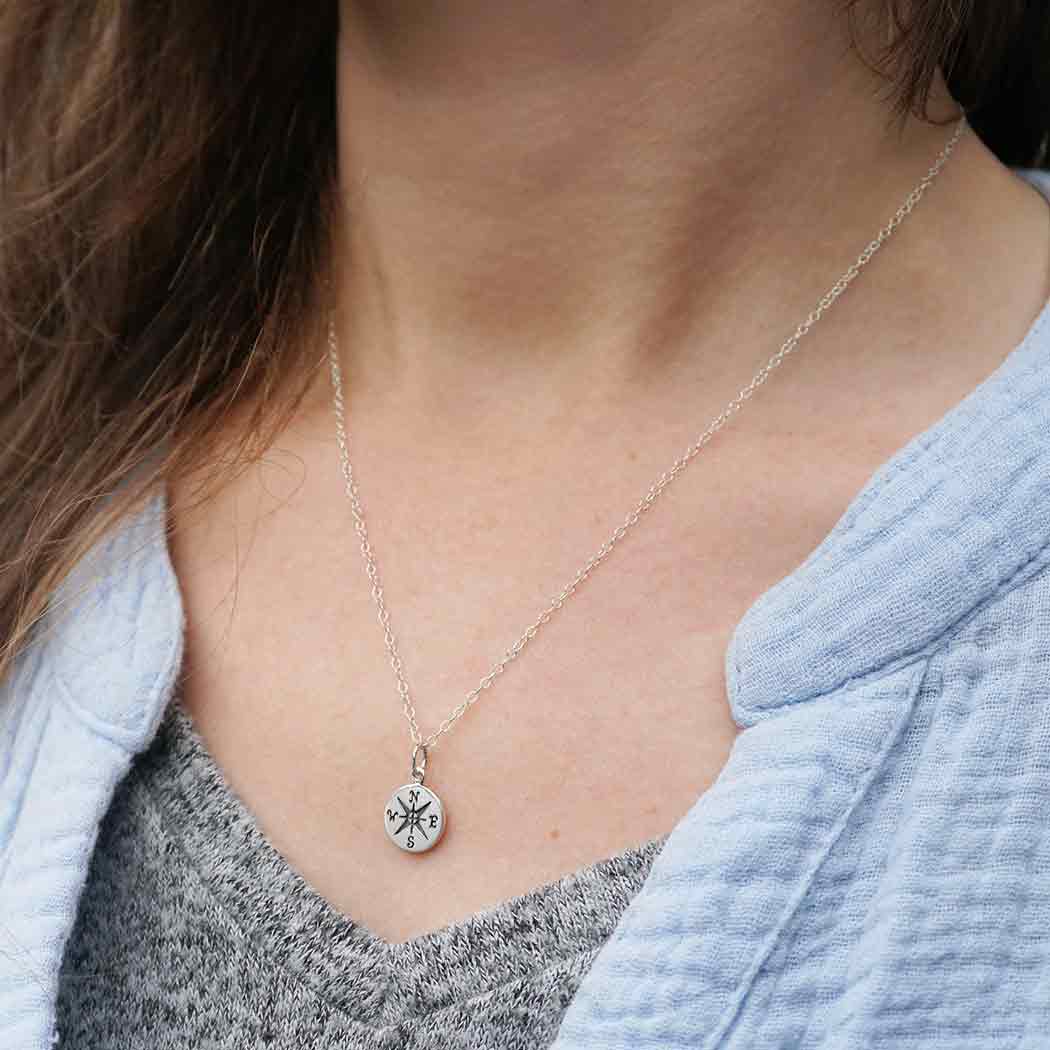 Compass Necklace 925SS